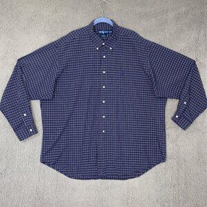 VTG Ralph Lauren Blake Men’s XXL‎ 2 Ply multicolor Purple Gingham check
